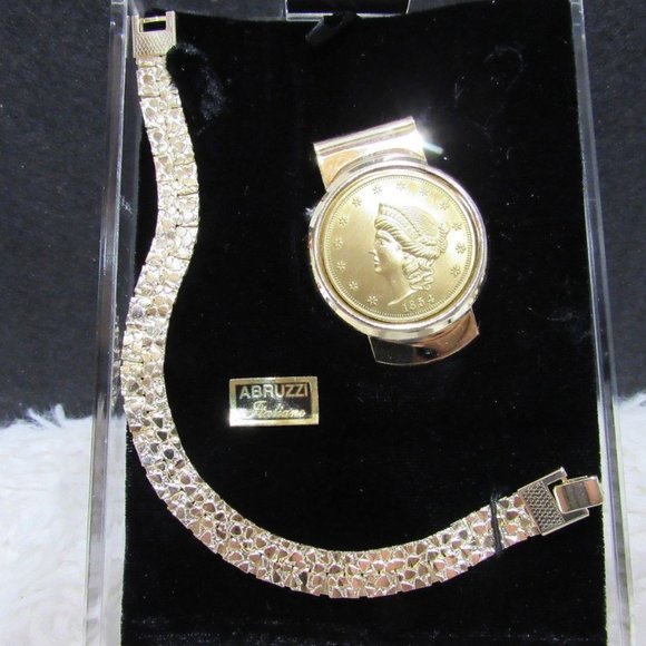 Abruzzi Italiano 1854 Liberty Money Clip/Bracelet - Picture 1 of 7